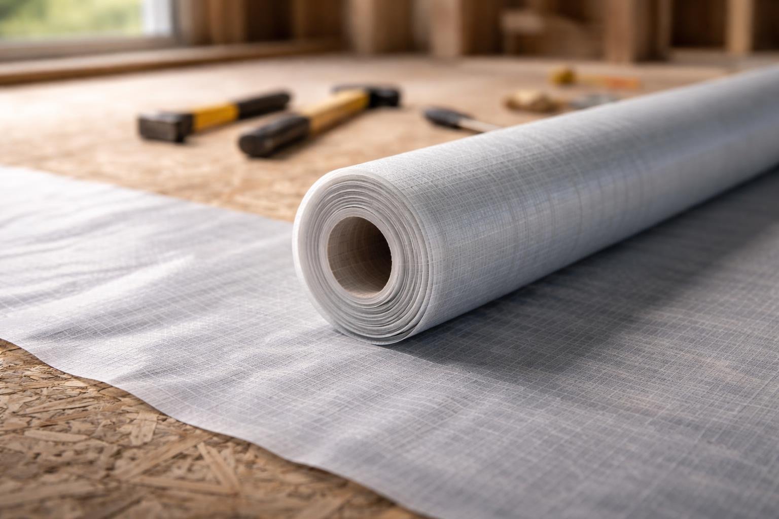 rouleau-pare-vapeur-chantier-construction