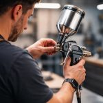 artisan-pulverisateur-detail-metallique-atelier